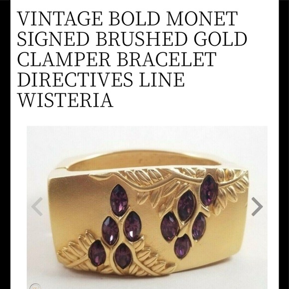 Vintage Bold Monet Bracelet